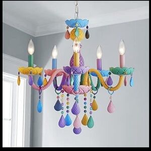 Vibrant Multicolor Chandelier by [Brand]